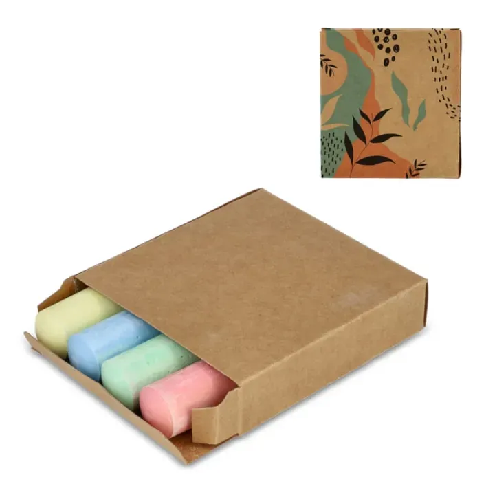 Street chalk in kraft box - LT90422 (gadzety reklamowe)